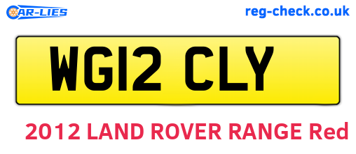 WG12CLY are the vehicle registration plates.