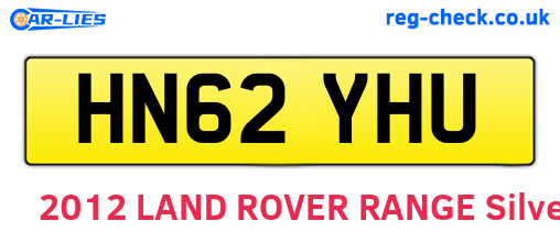 HN62YHU are the vehicle registration plates.
