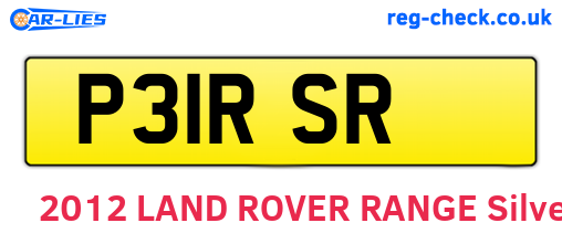 P31RSR are the vehicle registration plates.