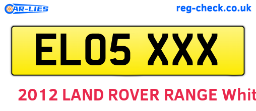 EL05XXX are the vehicle registration plates.