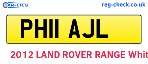 PH11AJL are the vehicle registration plates.