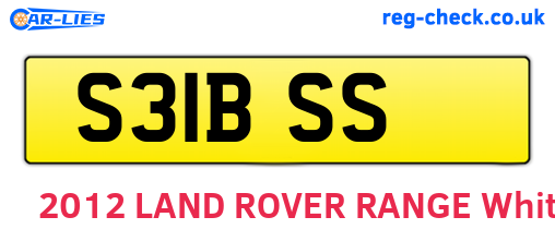 S31BSS are the vehicle registration plates.