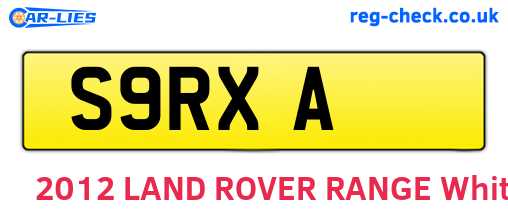 S9RXA are the vehicle registration plates.