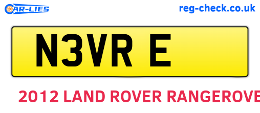 N3VRE are the vehicle registration plates.