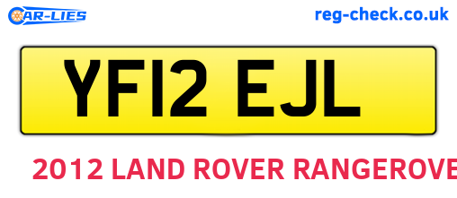 YF12EJL are the vehicle registration plates.