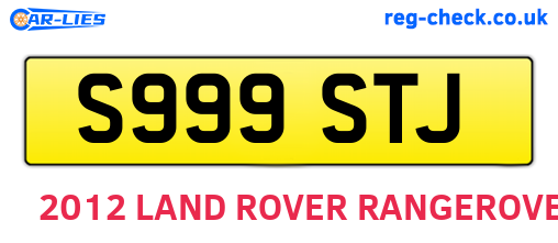 S999STJ are the vehicle registration plates.