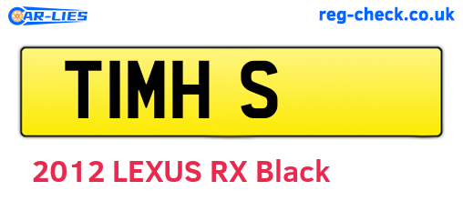 T1MHS are the vehicle registration plates.