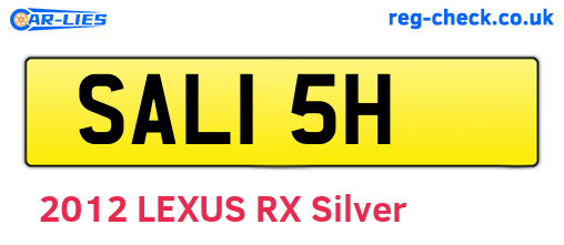 SAL15H are the vehicle registration plates.
