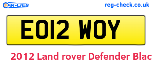Black 2012 Land rover Defender (EO12WOY)