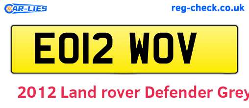 Grey 2012 Land rover Defender (EO12WOV)