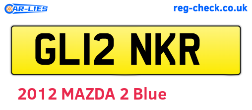 GL12NKR are the vehicle registration plates.