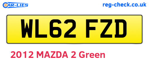 WL62FZD are the vehicle registration plates.