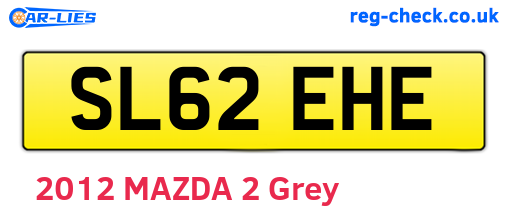 SL62EHE are the vehicle registration plates.