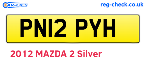 PN12PYH are the vehicle registration plates.