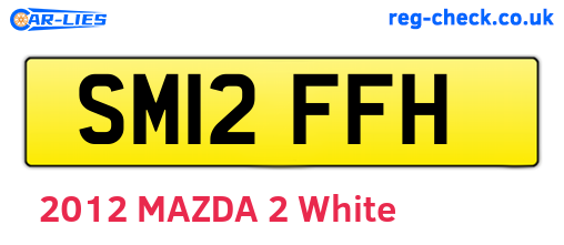 SM12FFH are the vehicle registration plates.