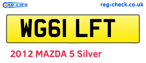 WG61LFT are the vehicle registration plates.