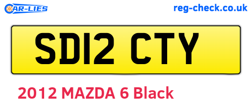 SD12CTY are the vehicle registration plates.