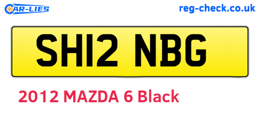 SH12NBG are the vehicle registration plates.