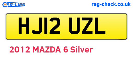 HJ12UZL are the vehicle registration plates.