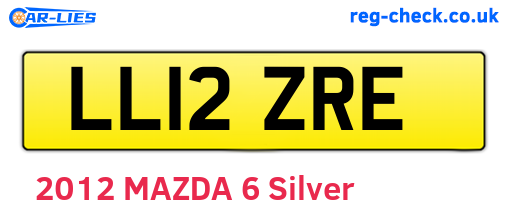 LL12ZRE are the vehicle registration plates.