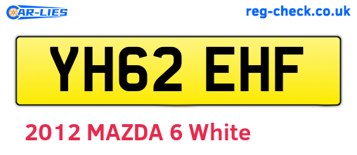 YH62EHF are the vehicle registration plates.
