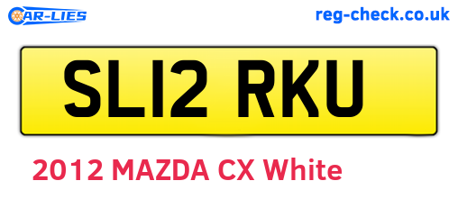SL12RKU are the vehicle registration plates.