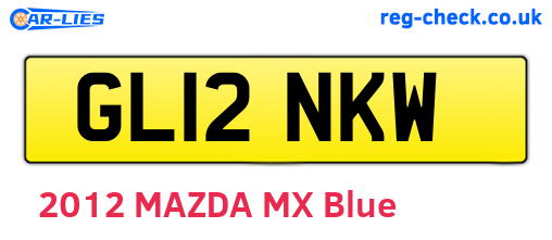 GL12NKW are the vehicle registration plates.