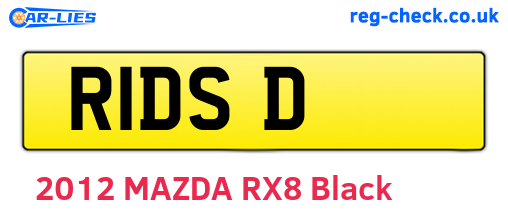 R1DSD are the vehicle registration plates.