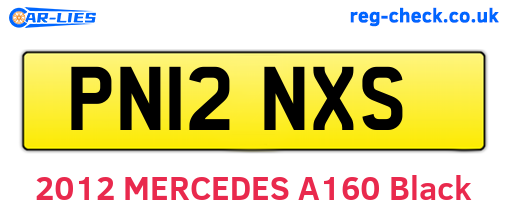 PN12NXS are the vehicle registration plates.