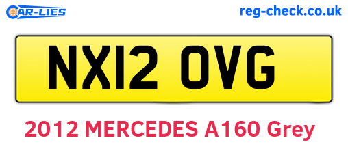 NX12OVG are the vehicle registration plates.