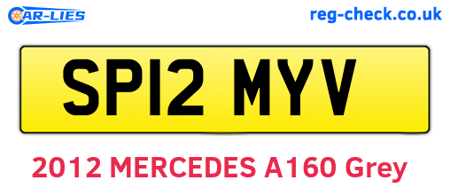 SP12MYV are the vehicle registration plates.