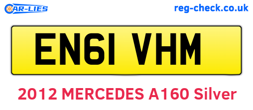 EN61VHM are the vehicle registration plates.