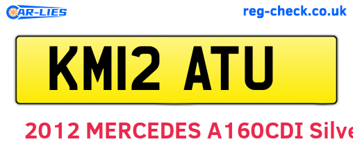 KM12ATU are the vehicle registration plates.