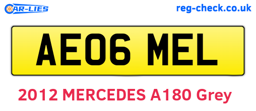 AE06MEL are the vehicle registration plates.