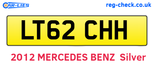 LT62CHH are the vehicle registration plates.