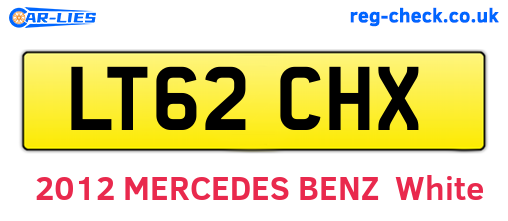LT62CHX are the vehicle registration plates.