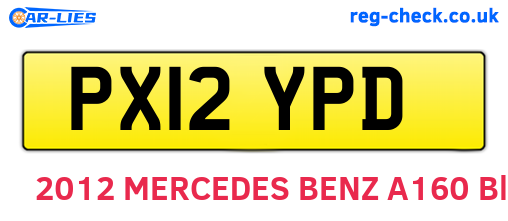 PX12YPD are the vehicle registration plates.