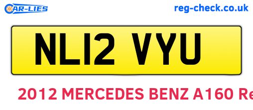 NL12VYU are the vehicle registration plates.