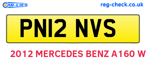 PN12NVS are the vehicle registration plates.