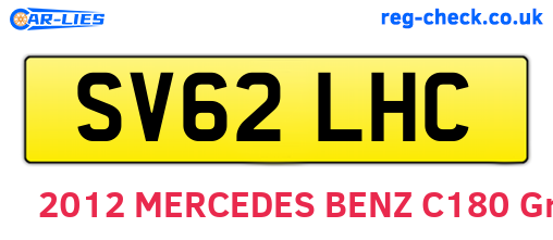 SV62LHC are the vehicle registration plates.