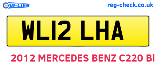 WL12LHA are the vehicle registration plates.