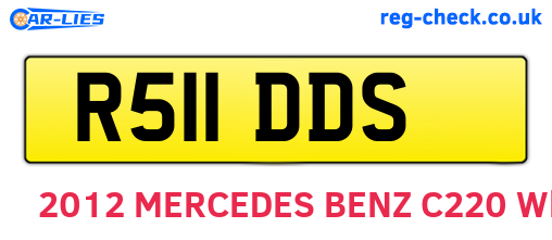 R511DDS are the vehicle registration plates.