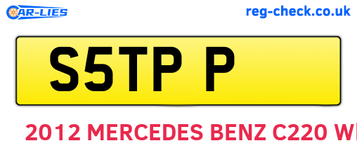 S5TPP are the vehicle registration plates.