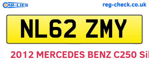 NL62ZMY are the vehicle registration plates.