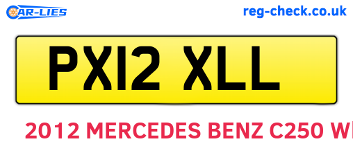 PX12XLL are the vehicle registration plates.