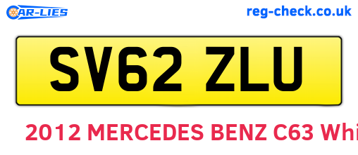 SV62ZLU are the vehicle registration plates.