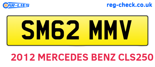 SM62MMV are the vehicle registration plates.