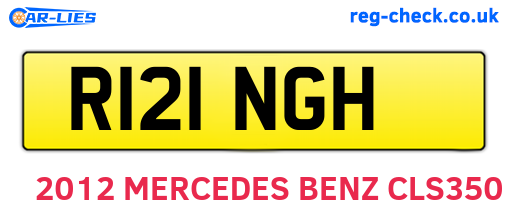 R121NGH are the vehicle registration plates.