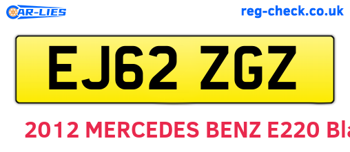 EJ62ZGZ are the vehicle registration plates.