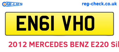 EN61VHO are the vehicle registration plates.